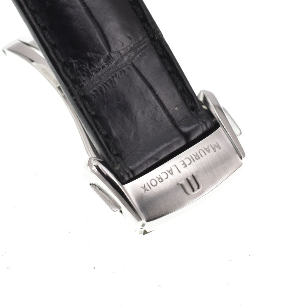 with paper MAURICE LACROIX Masterpiece Calendrée Retrograde MP6518-SS001-130 Silver Dial Automatic Men's
 Watch Q#146113