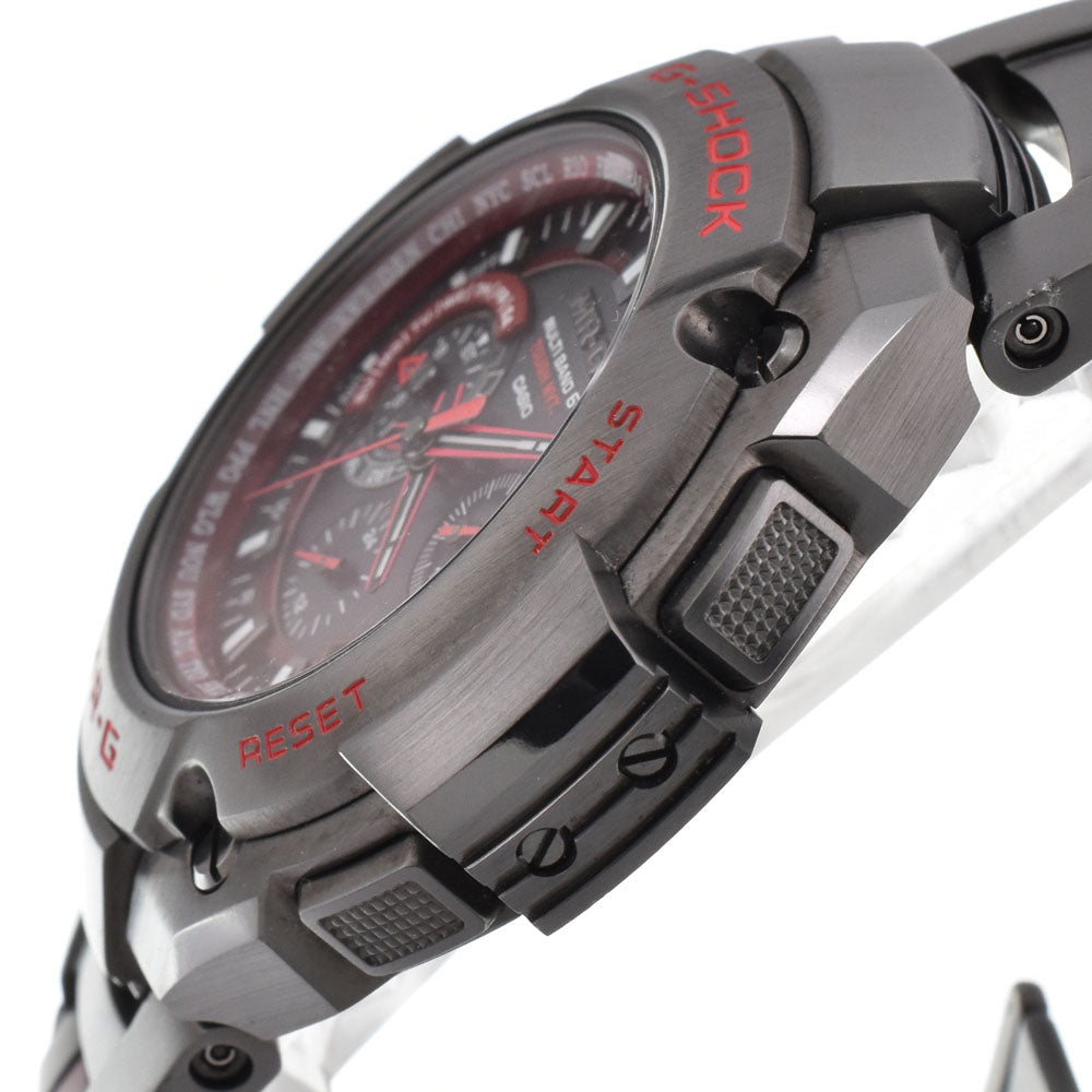 with paper CASIO G-SHOCK MRG-8100R-1AJR World limited 50 black Dial Radio Sync Solar Men's
 Watch Ｑ#146114