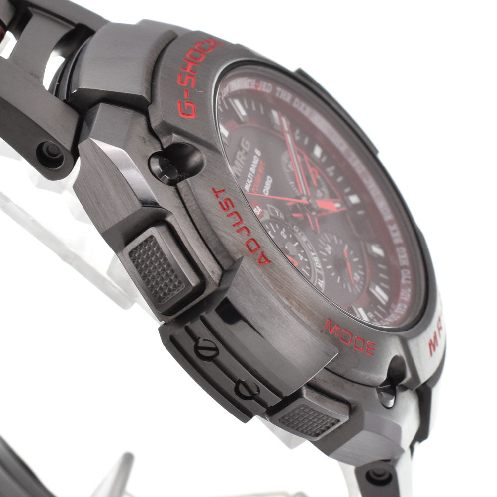 with paper CASIO G-SHOCK MRG-8100R-1AJR World limited 50 black Dial Radio Sync Solar Men's
 Watch Ｑ#146114