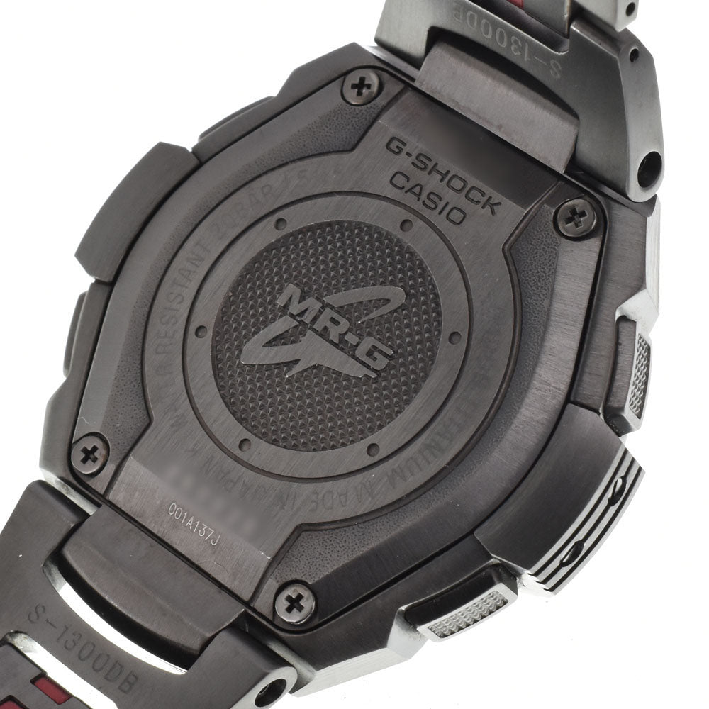 with paper CASIO G-SHOCK MRG-8100R-1AJR World limited 50 black Dial Radio Sync Solar Men's
 Watch Ｑ#146114