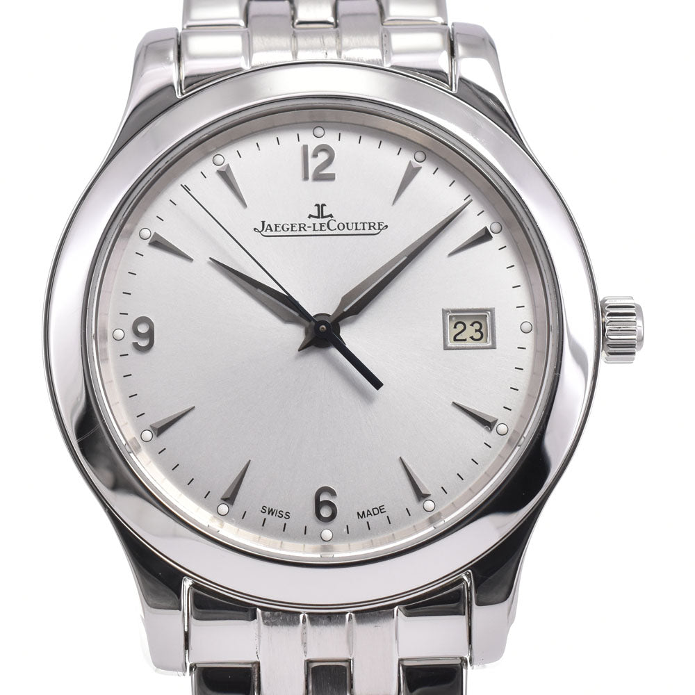 with paper JAEGER-LECOULTRE Master Control Date 147.8.37.S/Q1398420 Silver Dial Automatic Men's
 Watch Q#146125