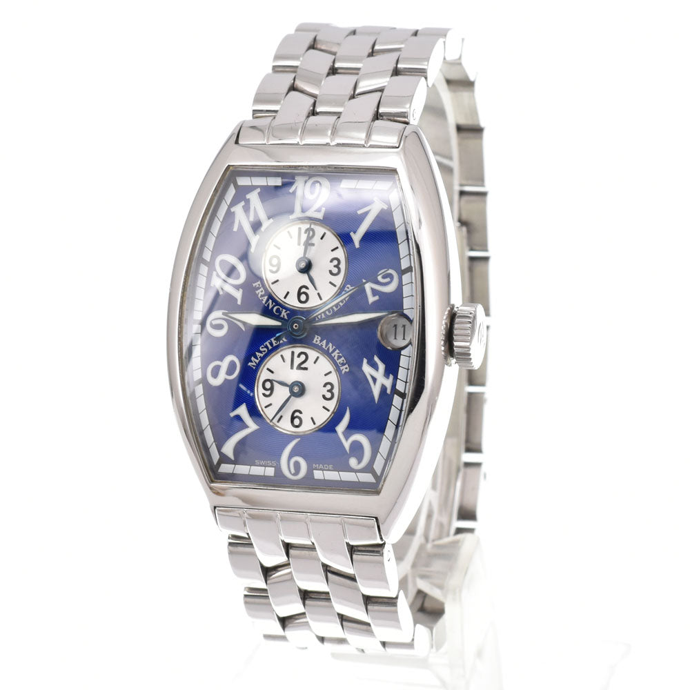 FRANCK MULLER Master bunker 5850MB 3 time zone date blue Dial Automatic Men's
 Watch Q#146126