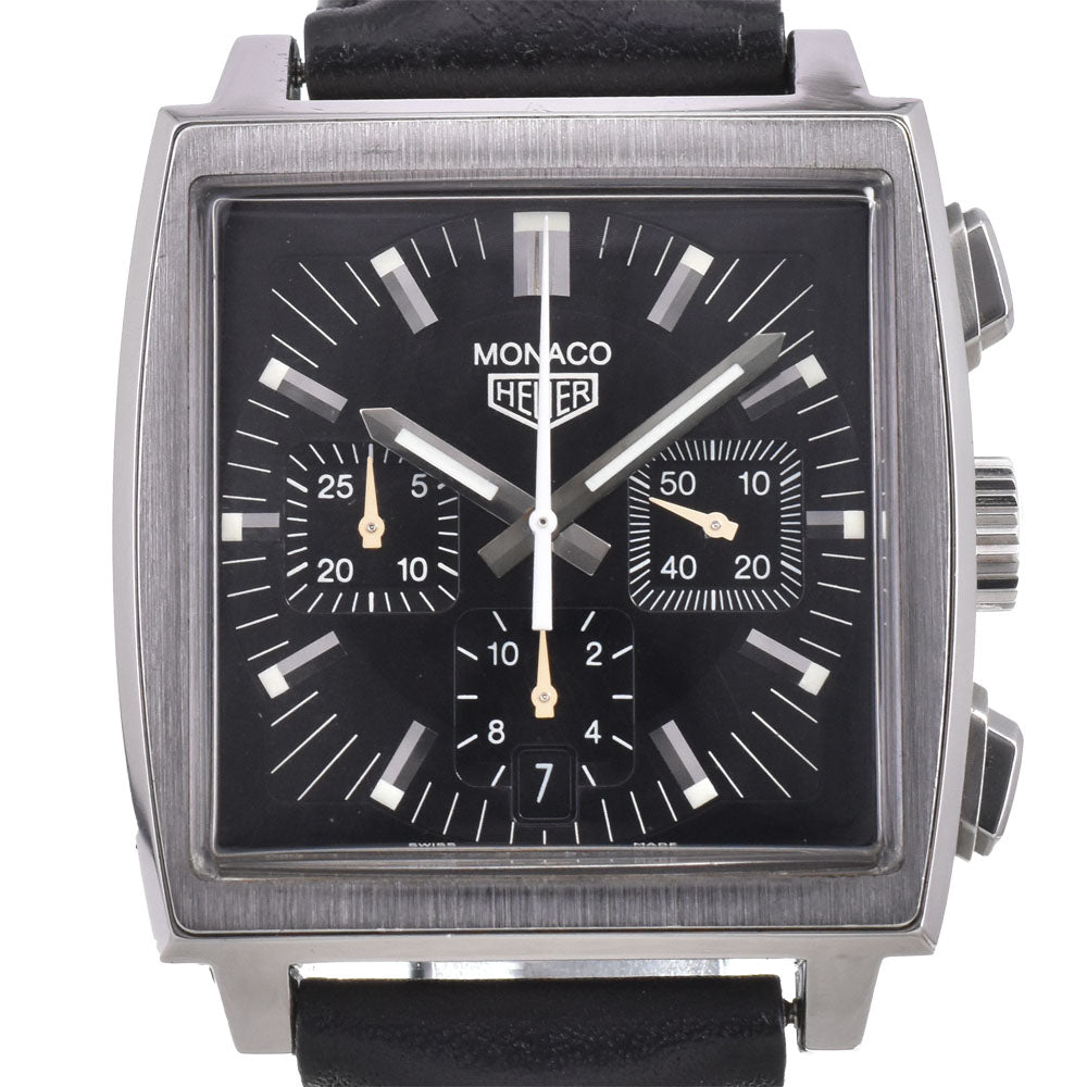 TAG HEUER Monaco CS2111 Chronograph Date black Dial Automatic Men's
 Watch R#146128