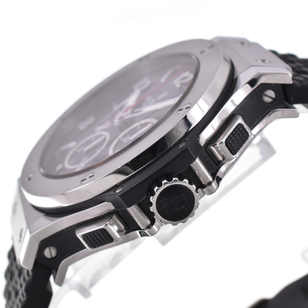 with paper HUBLOT Big bang steel 301.SX.130.RX black Dial Automatic Men's
 Watch D#146130