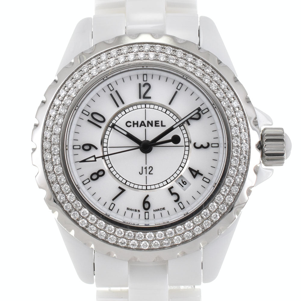 CHANEL J12 H0967 Diamond Bezel white Dial Quartz Ladies
 Watch Q#146132