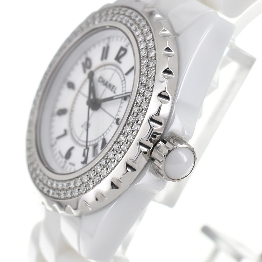 CHANEL J12 H0967 Diamond Bezel white Dial Quartz Ladies
 Watch Q#146132