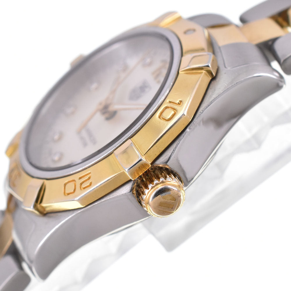 with paper TAG HEUER Aqua racer WAF1425.BB0814 10P diamond White shell Dial Quartz Ladies
 Watch B#146138