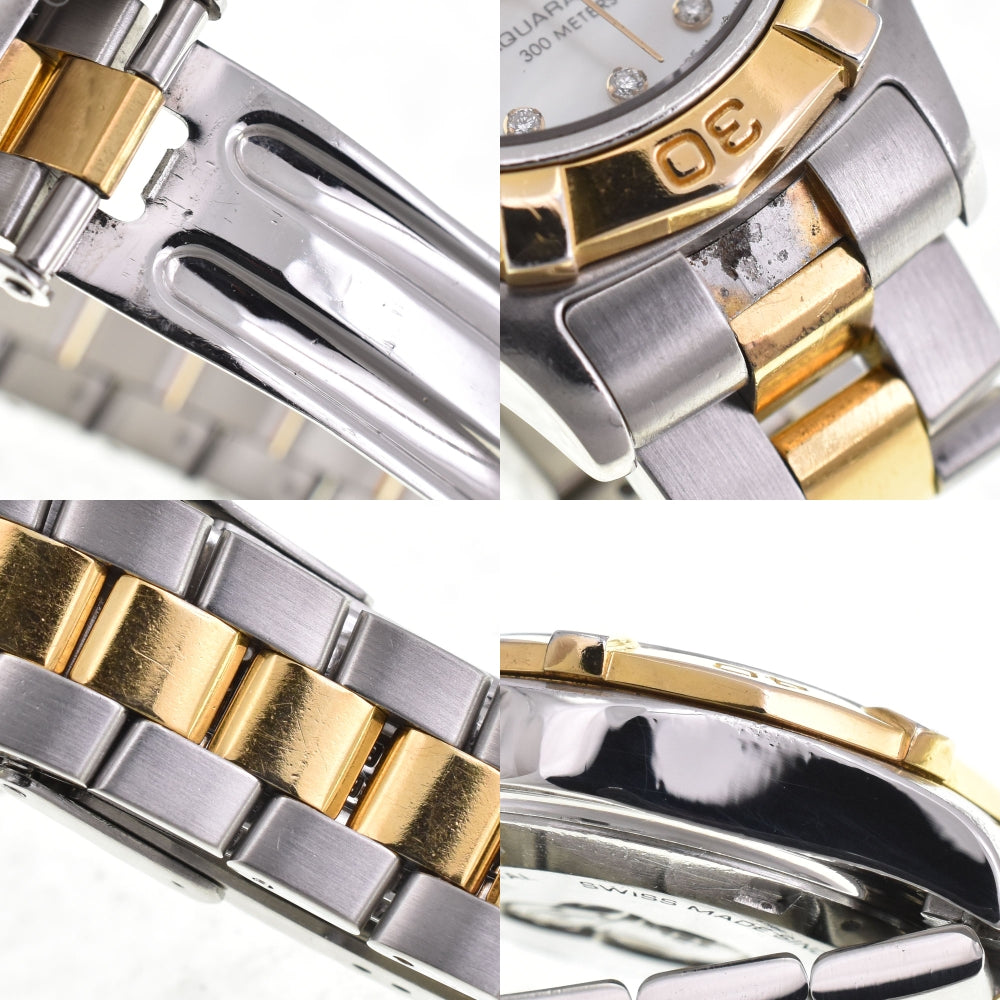 with paper TAG HEUER Aqua racer WAF1425.BB0814 10P diamond White shell Dial Quartz Ladies
 Watch B#146138