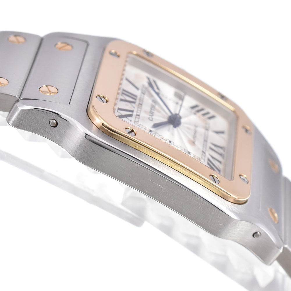 CARTIER Santos Galve W20058C4 Stainless Steel/YG Silver Dial Automatic Men's
 Watch A#146140