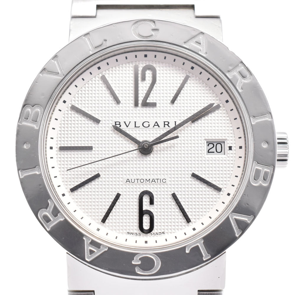 with paper BVLGARI Bvlgari Bvlgari BB38SS AUTO Date Silver Dial Automatic Men's
 Watch R#146145