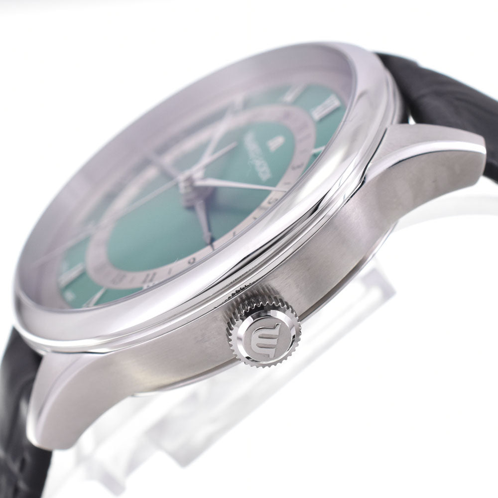 MAURICE LACROIX Masterpiece 5 hands MP6507-SS001-610-2 Day date green Dial Automatic Men's
 Watch P#146146