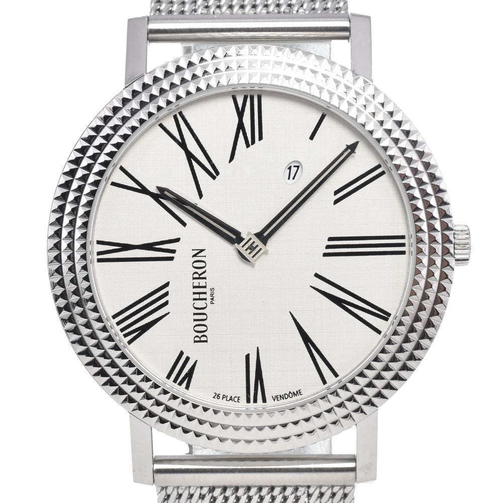 Boucheron Rondo WA010305 Silver Dial Quartz Men's
 Watch I#146150