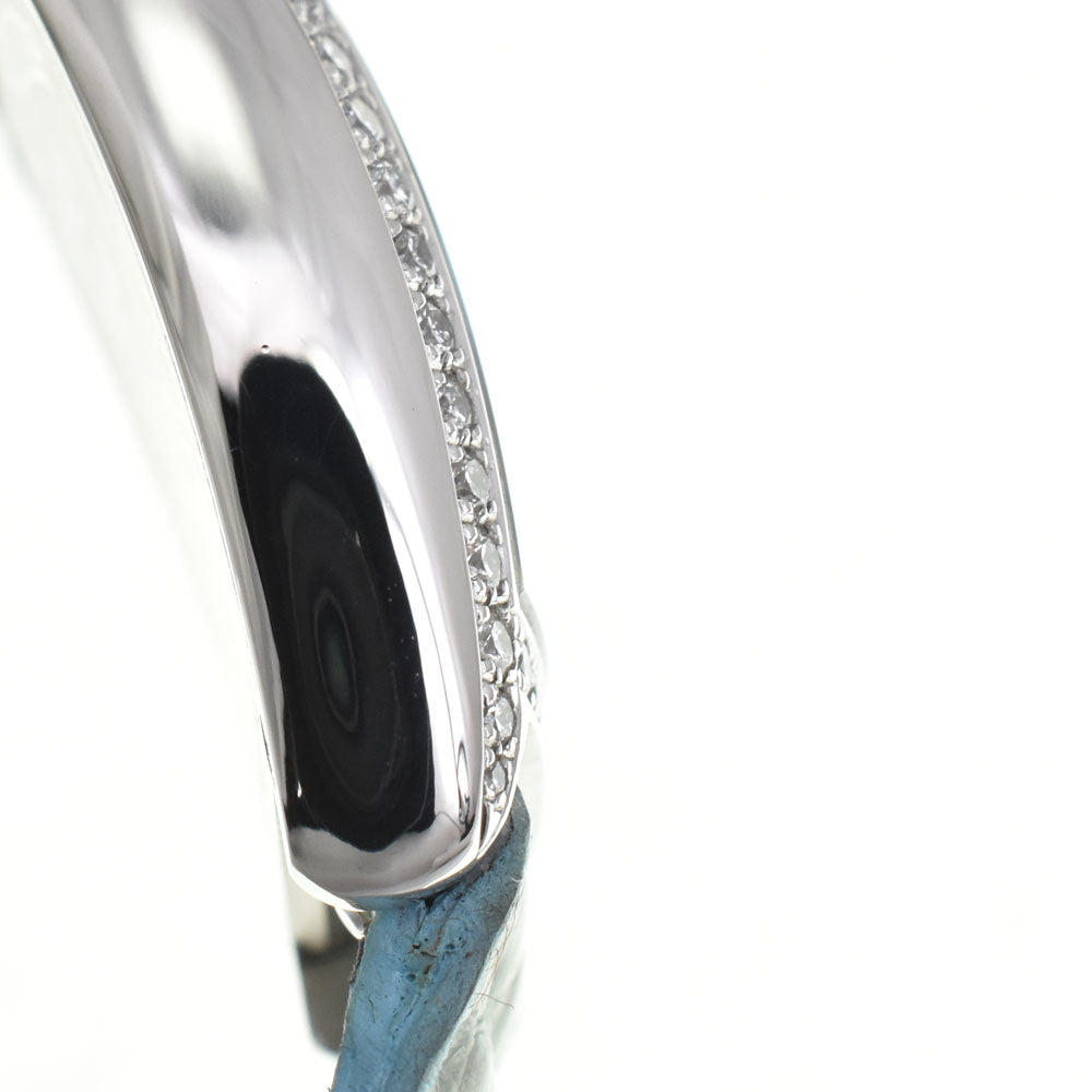 with paper FRANCK MULLER Tonookabex 2502QZD1R Diamond Bezel Light blue Dial Quartz Ladies
 Watch Q#146152