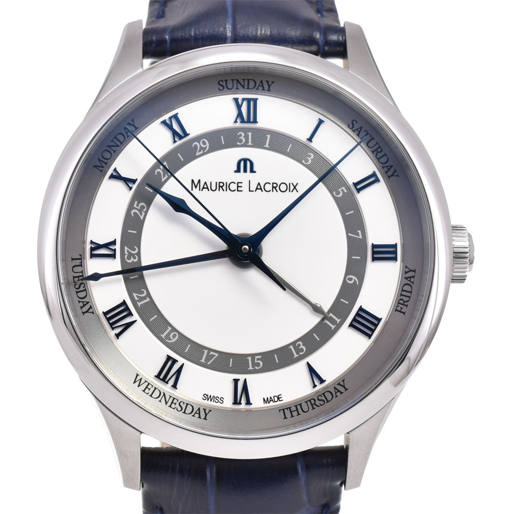 MAURICE LACROIX Masterpiece 5 hands MP6507-SS001-610-2 Day date white Dial Automatic Men's
 Watch P#146154