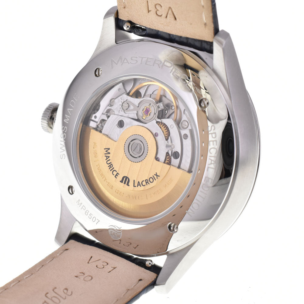 MAURICE LACROIX Masterpiece 5 hands MP6507-SS001-610-2 Day date white Dial Automatic Men's
 Watch P#146154