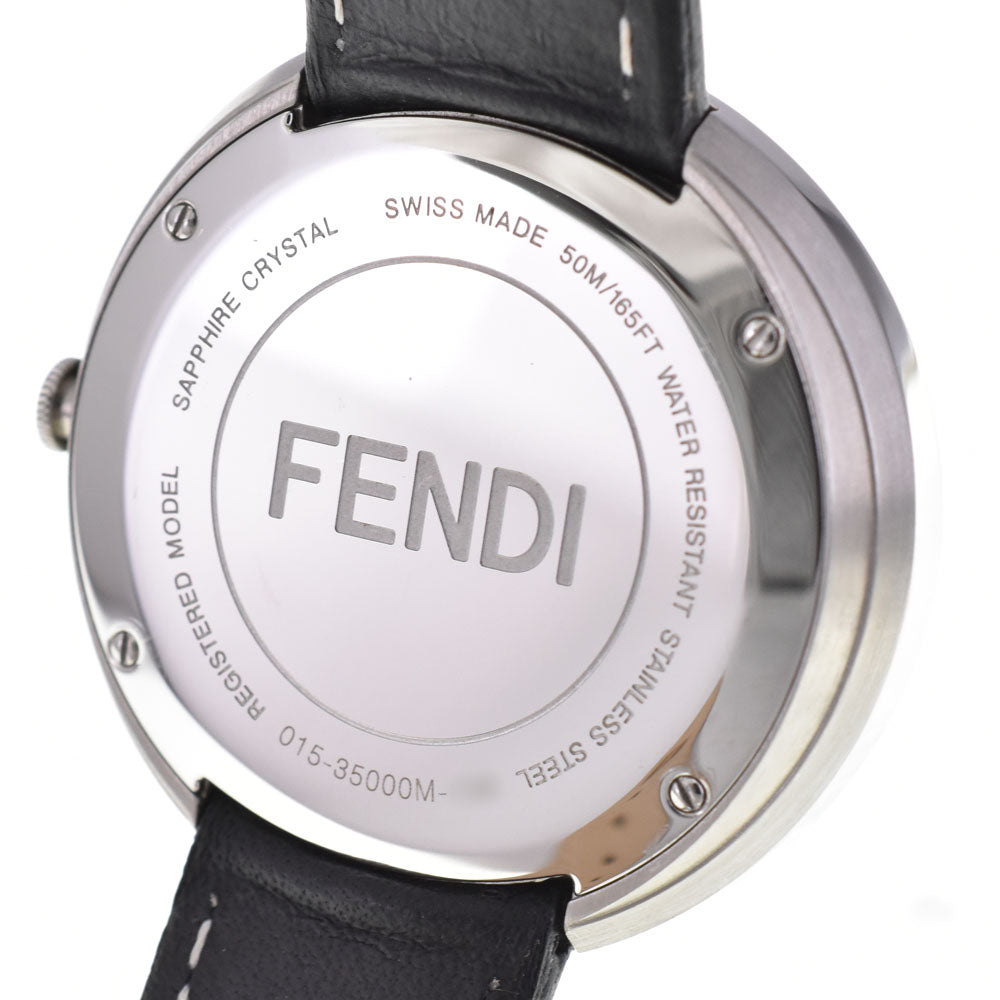 FENDI my way 35000M 3P Diamond Silver / Black Dial Quartz Ladies
 Watch P#146163
