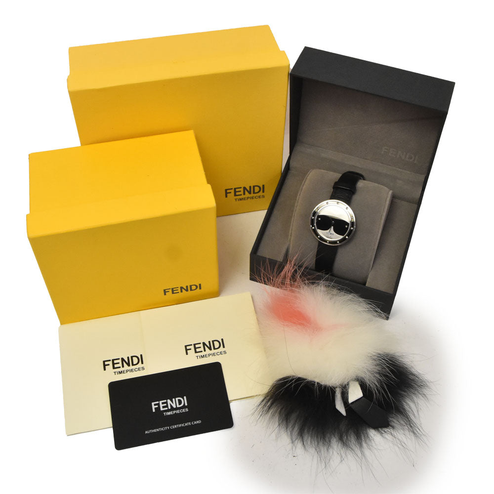 FENDI my way 35000M 3P Diamond Silver / Black Dial Quartz Ladies
 Watch P#146163