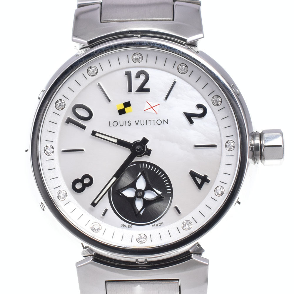 with paper LOUIS VUITTON Lovely cup Q12M0 12P diamond White shell Dial Quartz Ladies
 Watch Q#146169