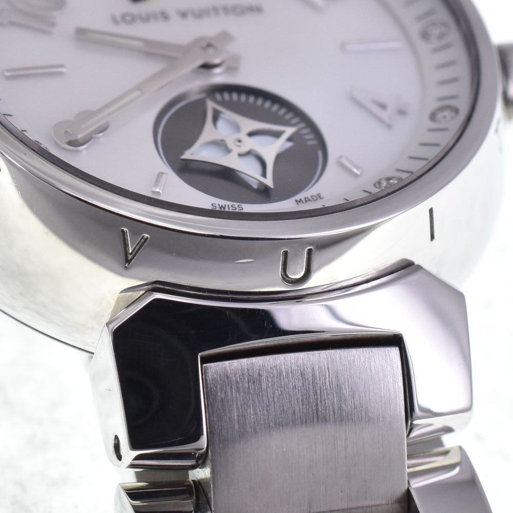 with paper LOUIS VUITTON Lovely cup Q12M0 12P diamond White shell Dial Quartz Ladies
 Watch Q#146169