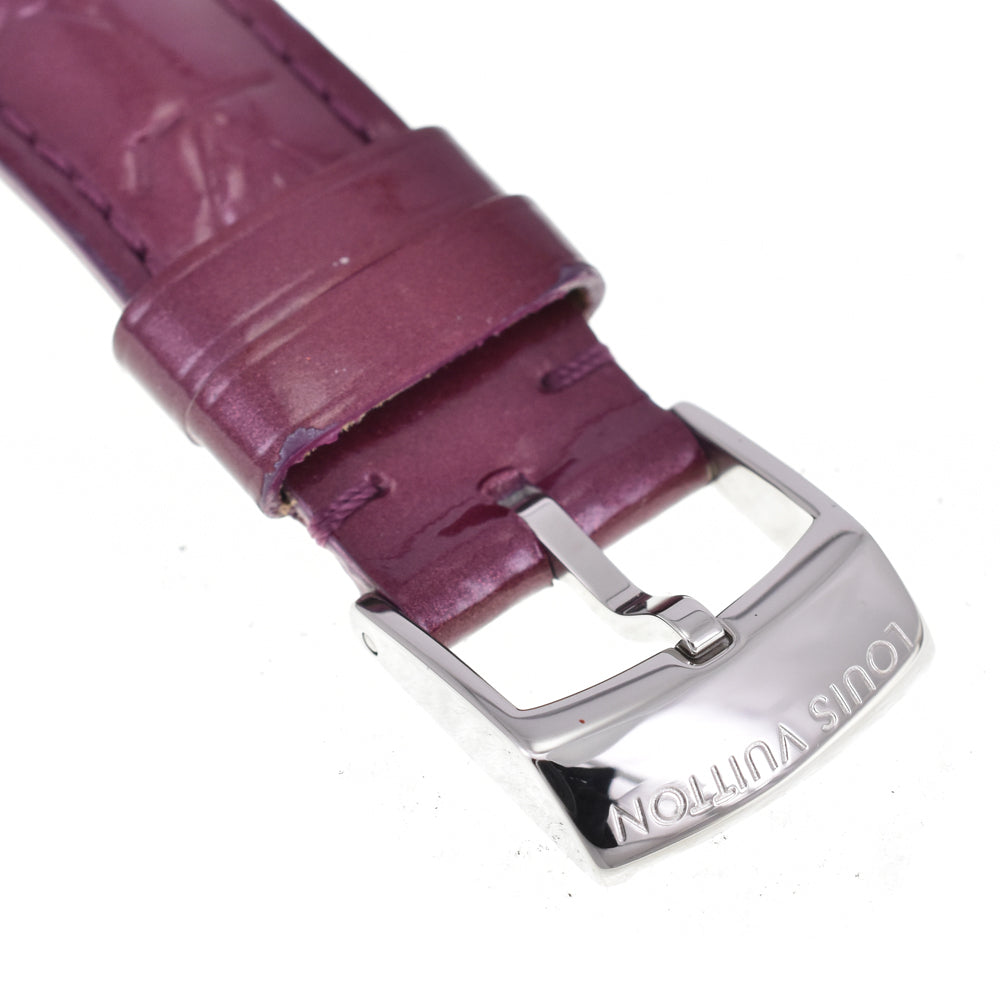 LOUIS VUITTON Tambour Q1214 Ruby / Diamond Silver Dial Quartz Ladies
 Watch P#146170
