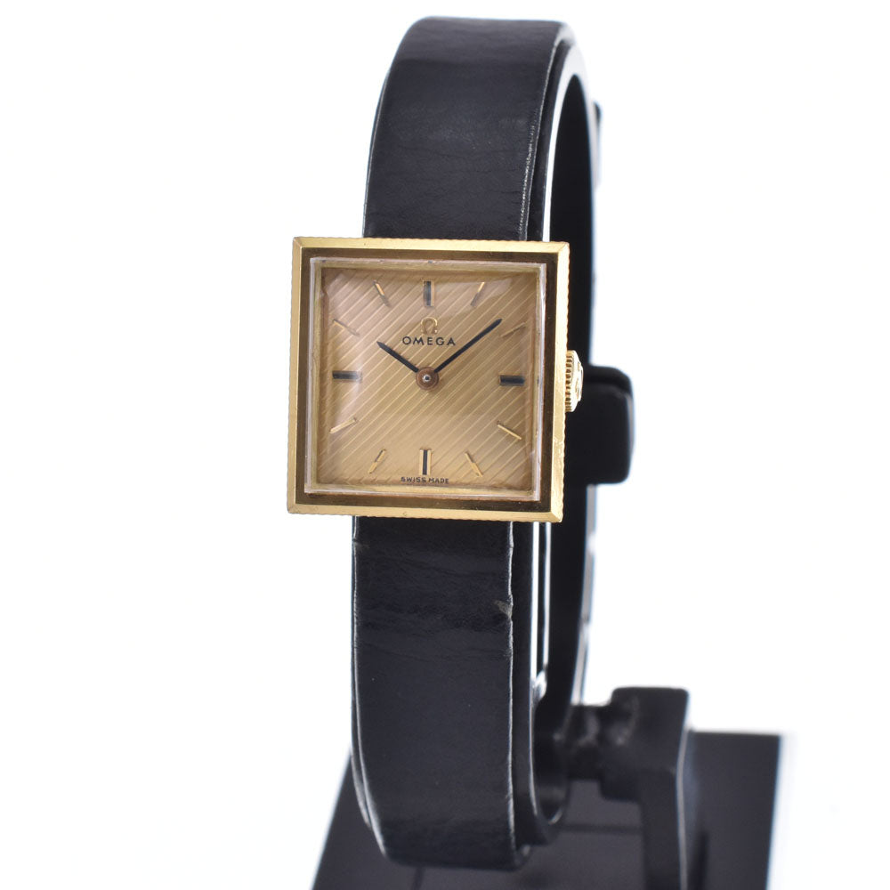 OMEGA Square vintage Date gold Dial Hand Winding Ladies
 Watch M#146171