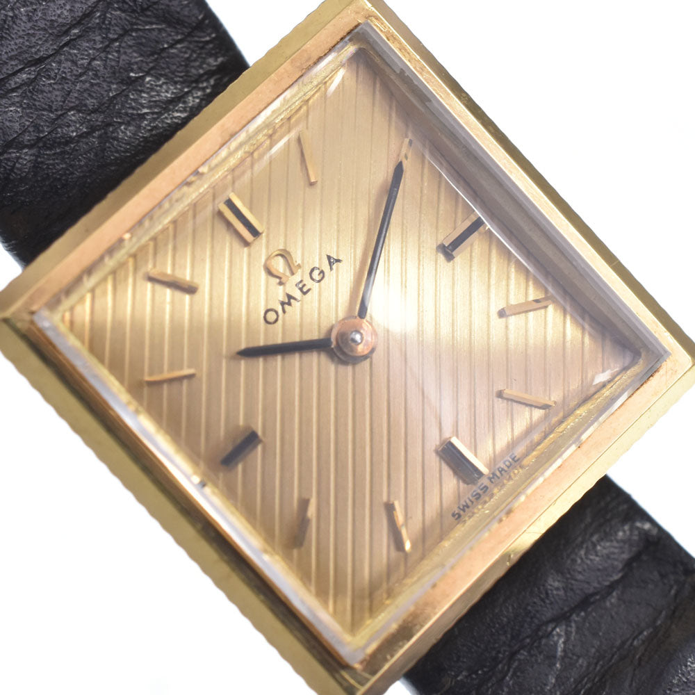 OMEGA Square vintage Date gold Dial Hand Winding Ladies
 Watch M#146171
