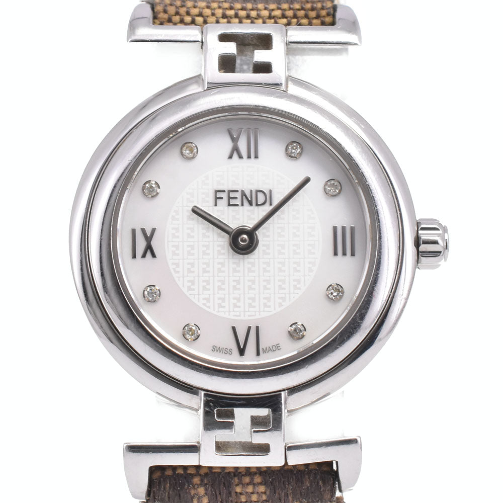 FENDI Moda 2700L 8P diamond White shell Dial Quartz Ladies
 Watch A#146182