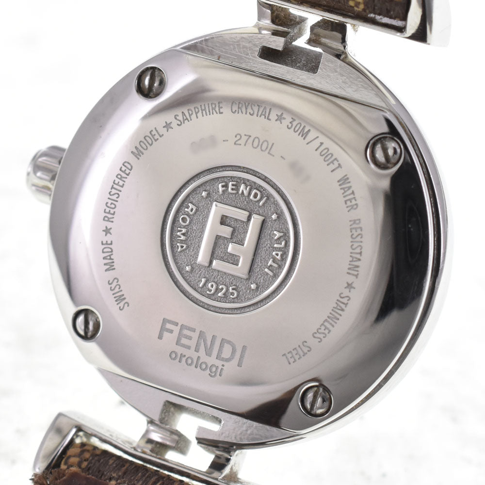 FENDI Moda 2700L 8P diamond White shell Dial Quartz Ladies
 Watch A#146182