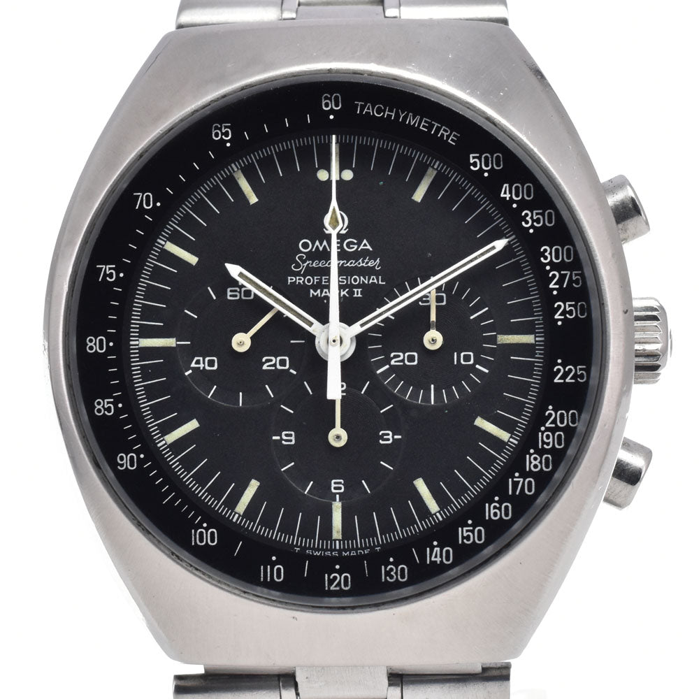 OMEGA Speedmaster Professional Mark II 145.014 Chronograph Cal.861 black Dial Hand Winding Men's
 Watch L#146185