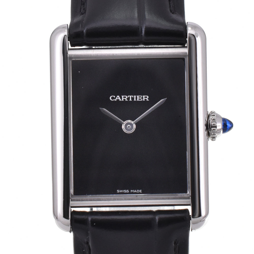 CARTIER Tank Must de Cartier WSTA0072 black Dial Quartz Unisex
 Watch P#146186