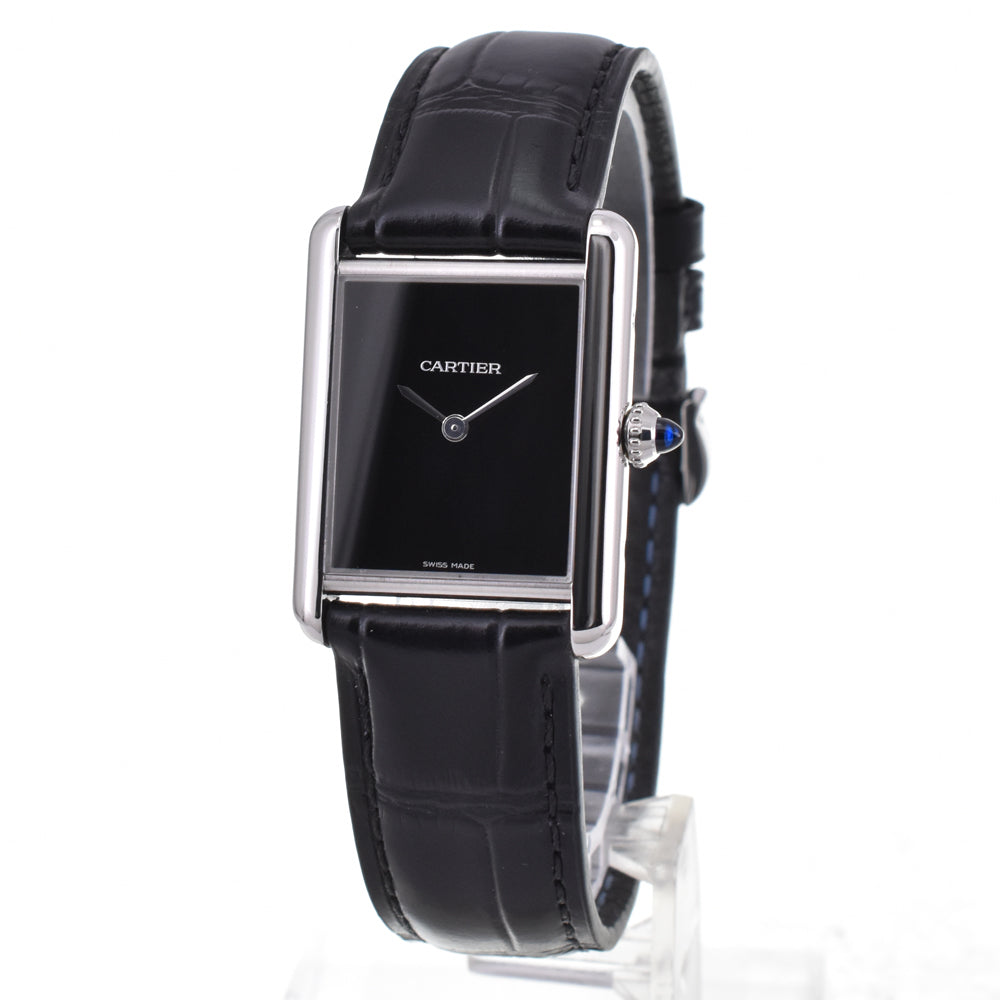 CARTIER Tank Must de Cartier WSTA0072 black Dial Quartz Unisex
 Watch P#146186