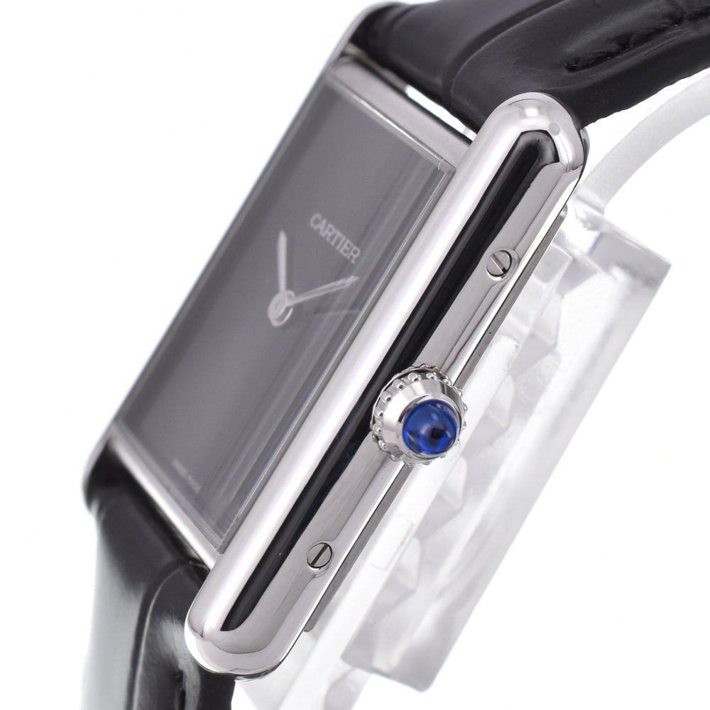 CARTIER Tank Must de Cartier WSTA0072 black Dial Quartz Unisex
 Watch P#146186