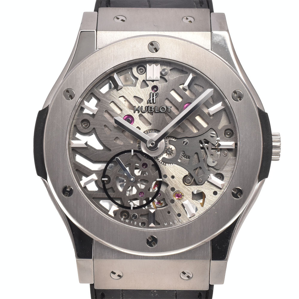 HUBLOT Classic fusion 545.NX.0170.LR Classico Ultrathin Skeleton Silver Dial Hand Winding Men's
 Watch B#146193