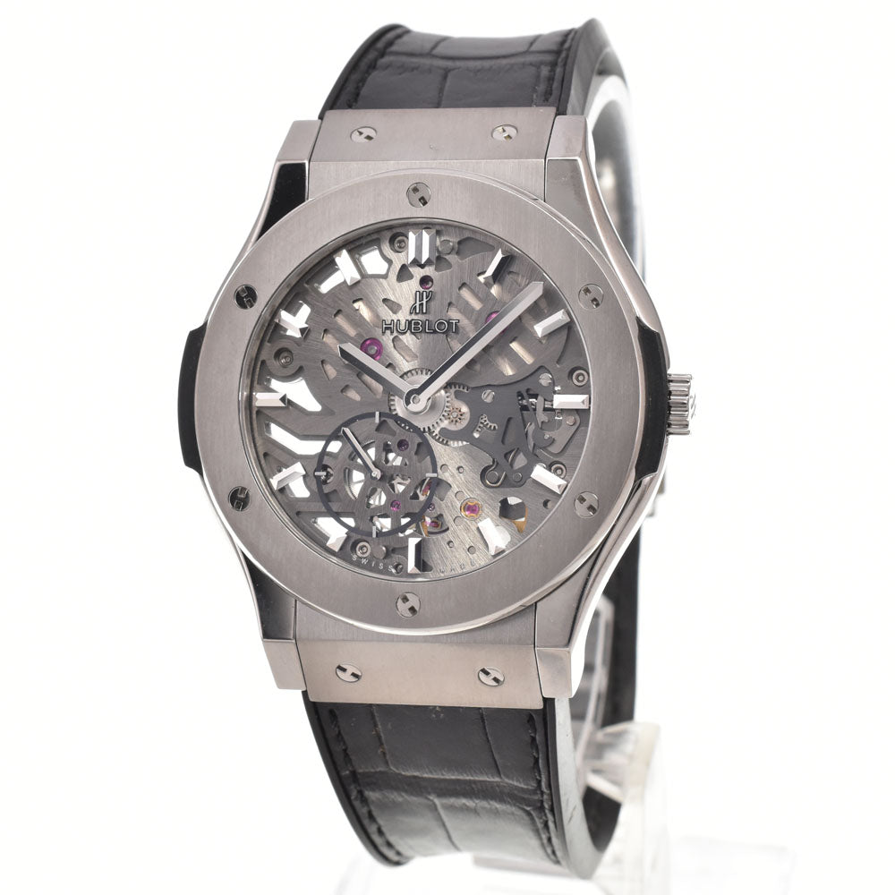 HUBLOT Classic fusion 545.NX.0170.LR Classico Ultrathin Skeleton Silver Dial Hand Winding Men's
 Watch B#146193