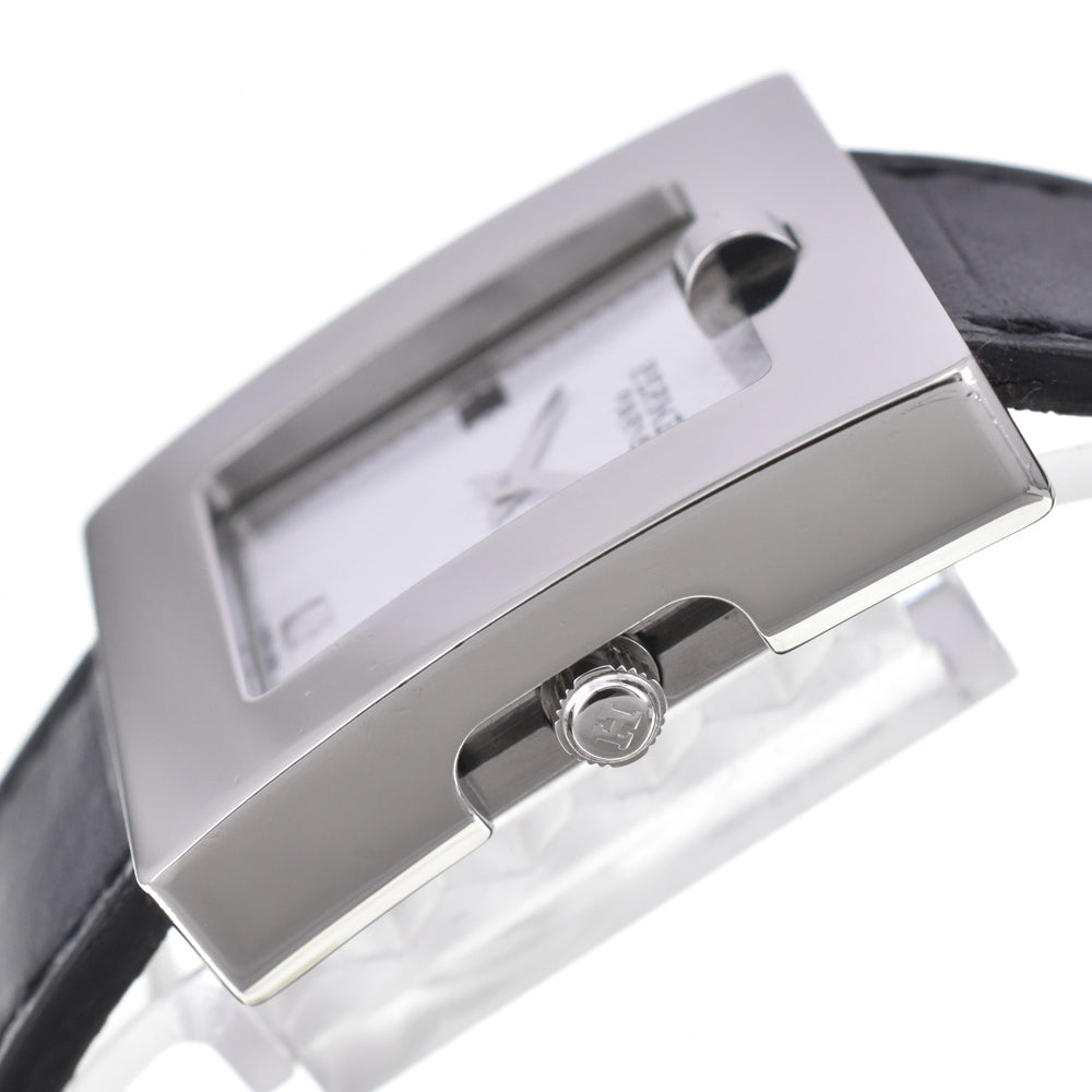 with paper HERMES Belt watch BE1.210 white Dial Quartz Ladies
 Watch A#146194