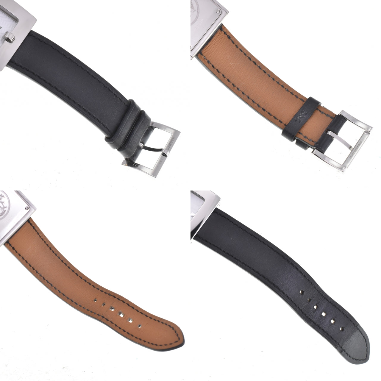 with paper HERMES Belt watch BE1.210 white Dial Quartz Ladies
 Watch A#146194
