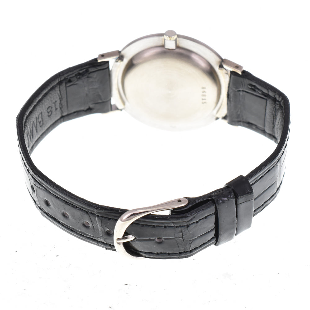 AUDEMARS PIGUET K18WG/Leather Cal.K2001 Silver Dial Hand Winding Men's
 Watch P#146195
