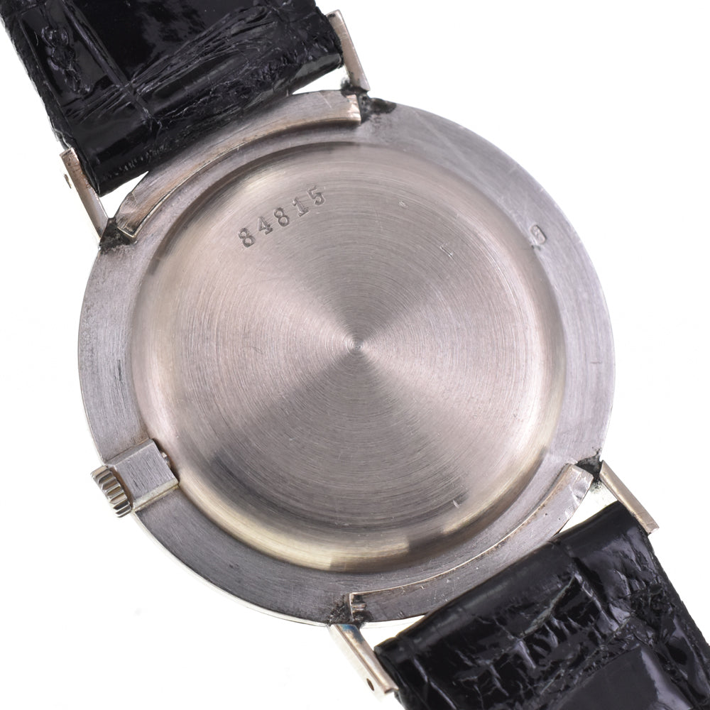 AUDEMARS PIGUET K18WG/Leather Cal.K2001 Silver Dial Hand Winding Men's
 Watch P#146195