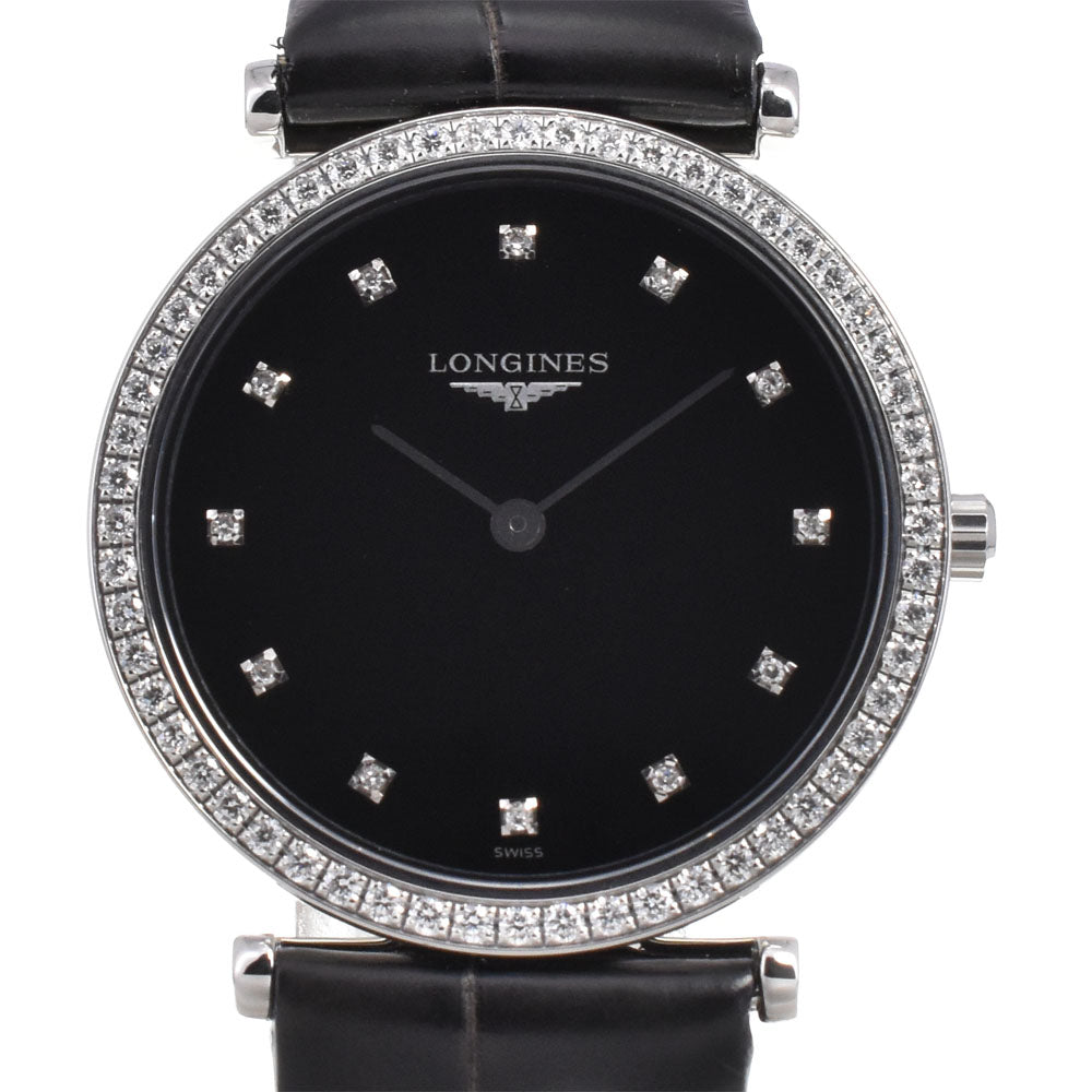 with paper LONGINES La Grand Classic L4.513.0.58.6 black Dial Quartz Ladies
 Watch Q#146199