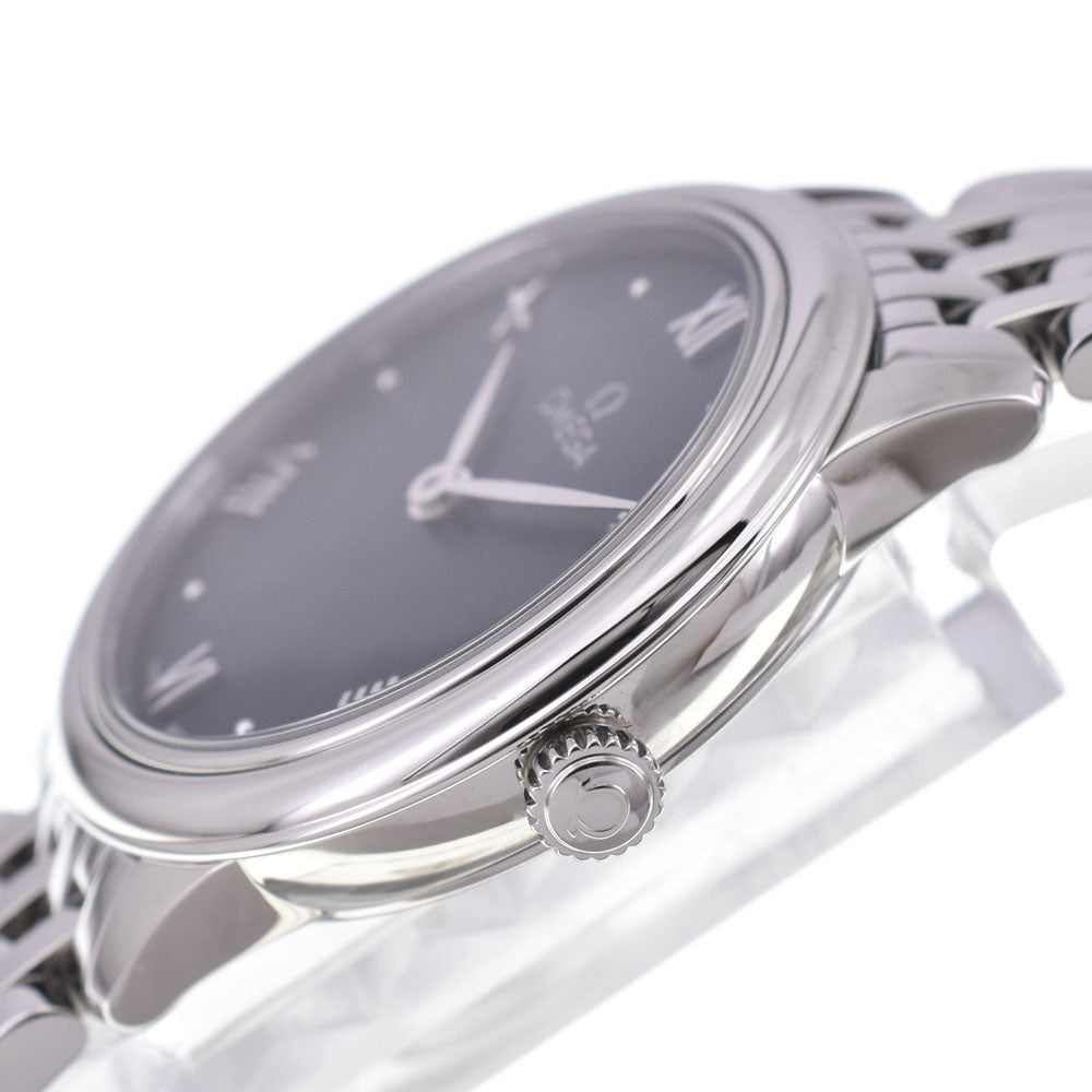 with paper OMEGA De Ville Prestige 434.10.28.60.03.002 blue Dial Quartz Ladies
 Watch O#146205