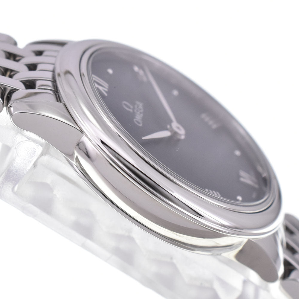 with paper OMEGA De Ville Prestige 434.10.28.60.03.002 blue Dial Quartz Ladies
 Watch O#146205