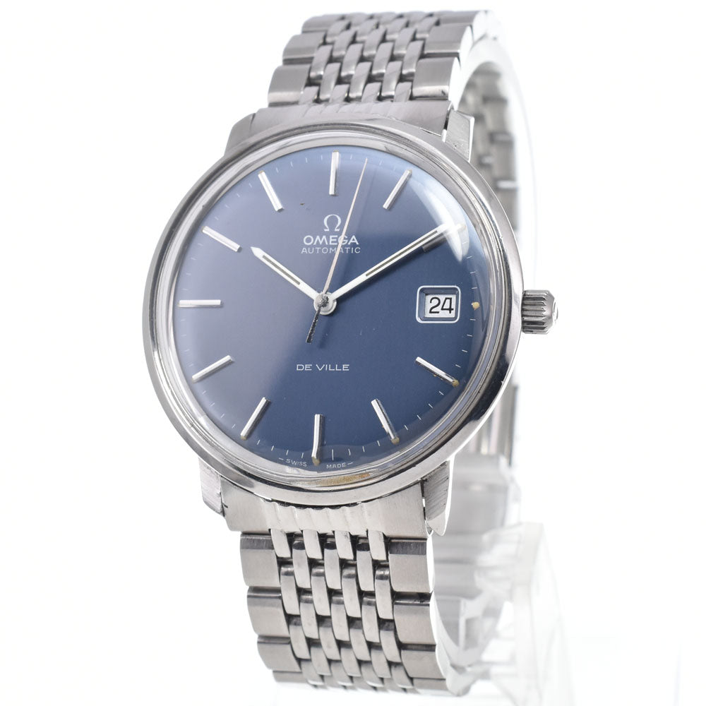 OMEGA De Ville One Piece Case Date blue Dial Automatic Men's
 Watch M#146208