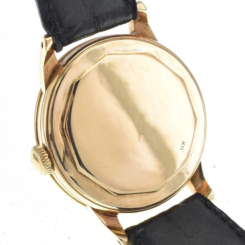 TIFFANY&Co. François Vogel 48629 vintage K14YG Cal.261 Silver Dial Hand Winding Men's
 Watch Y#146211