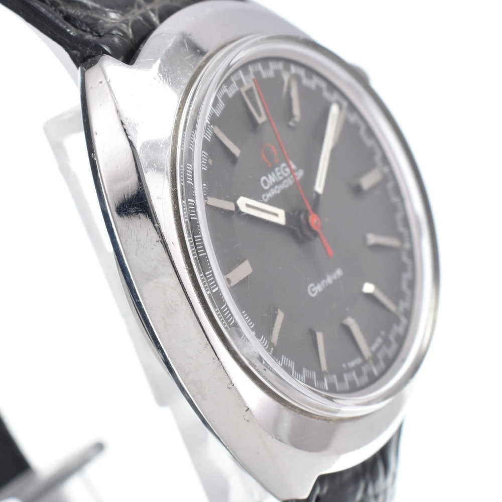 OMEGA Geneva Chronostop 145.009 vintage Cal.865 gray Dial Hand Winding Men's
 Watch Y#146218