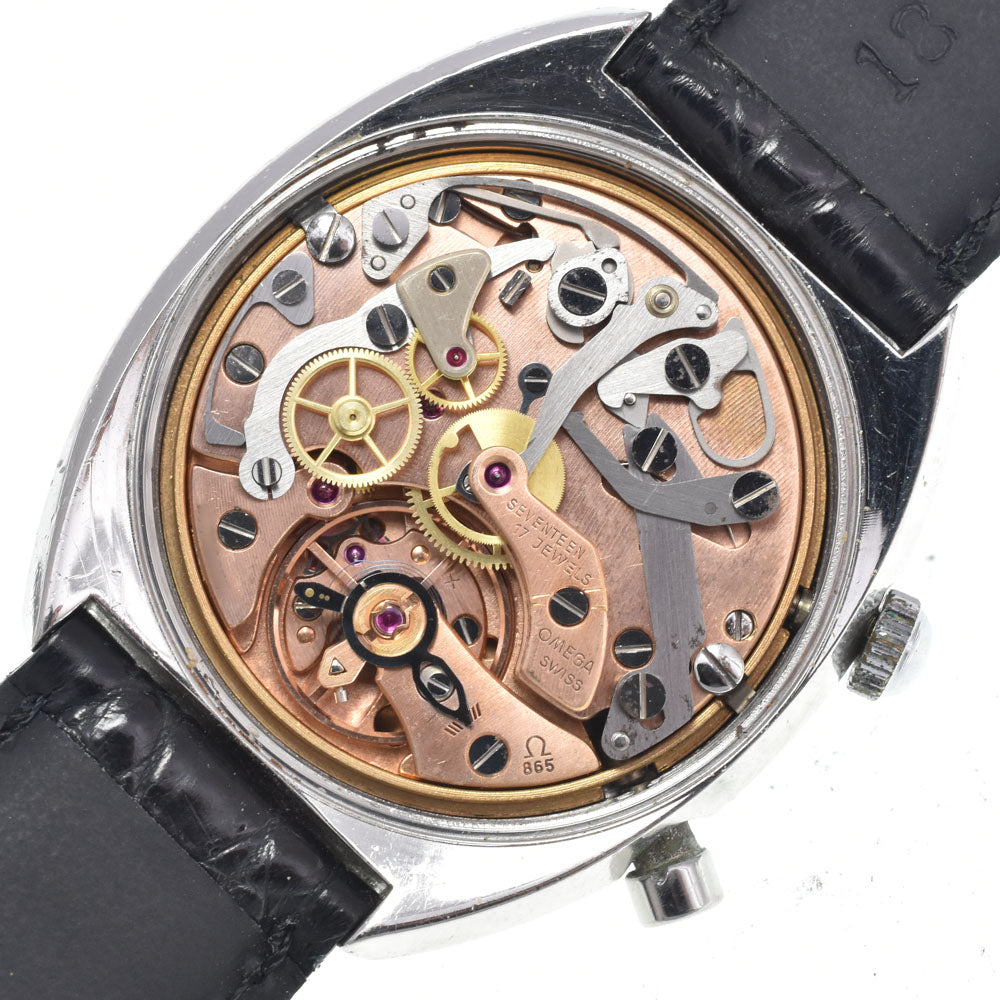 OMEGA Geneva Chronostop 145.009 vintage Cal.865 gray Dial Hand Winding Men's
 Watch Y#146218