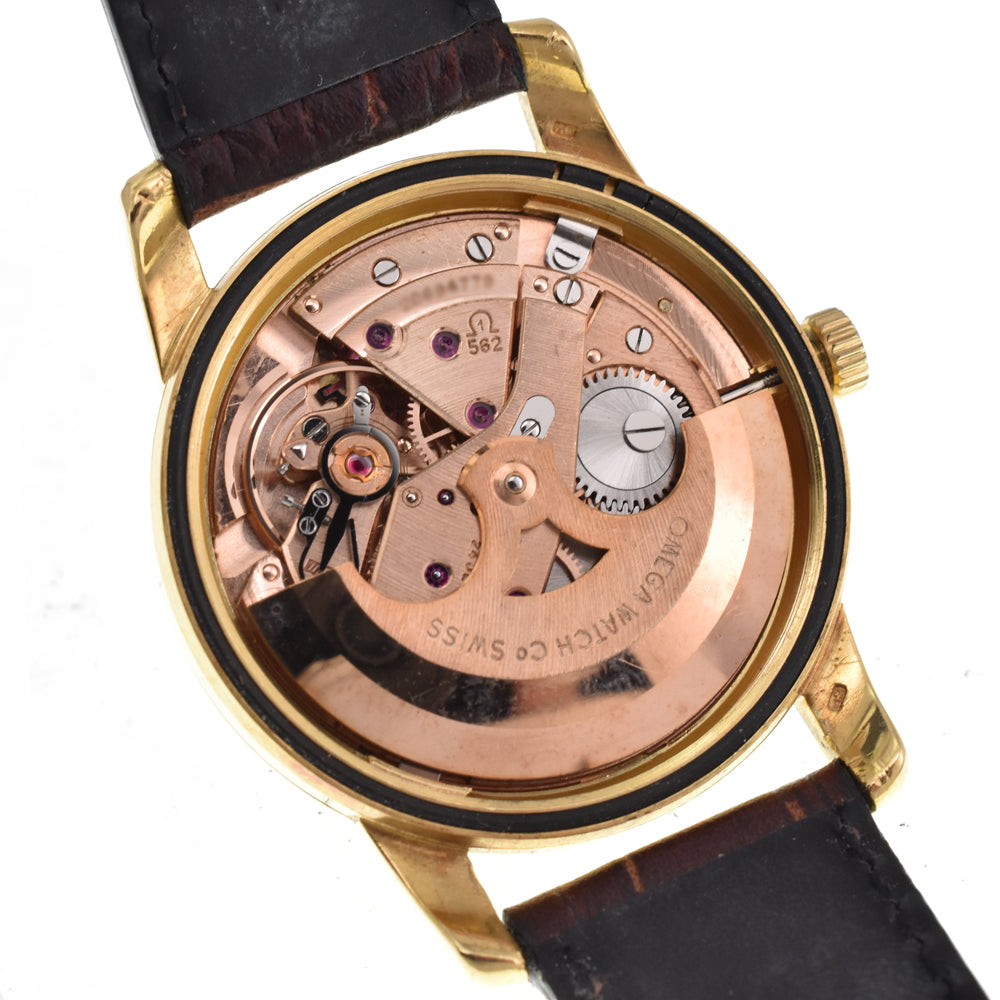 OMEGA Seamaster 166.009 vintage Cal.565 K18YG gold Dial Automatic Men's
 Watch Y#146223