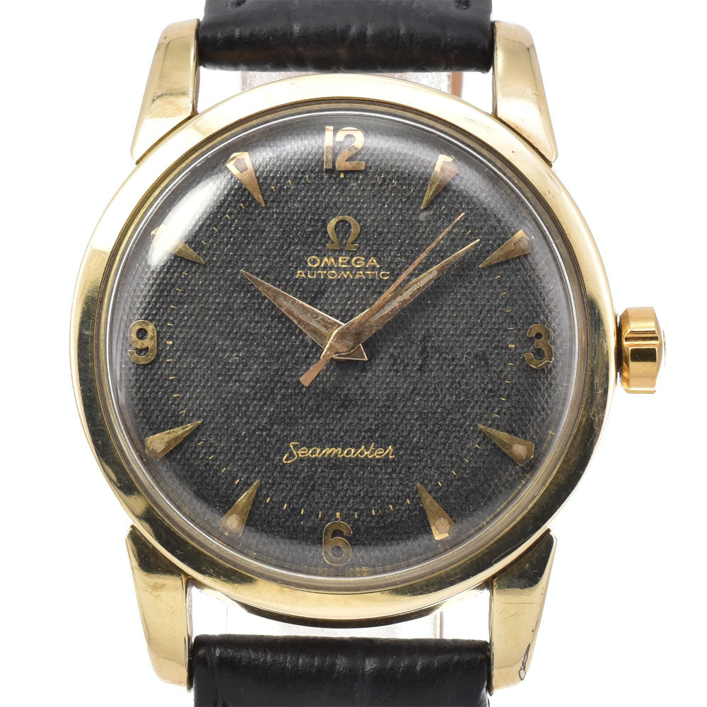 OMEGA Seamaster 2846-3SC vintage Cal.501 Gold Cap gray Dial Automatic Men's
 Watch Y#146231