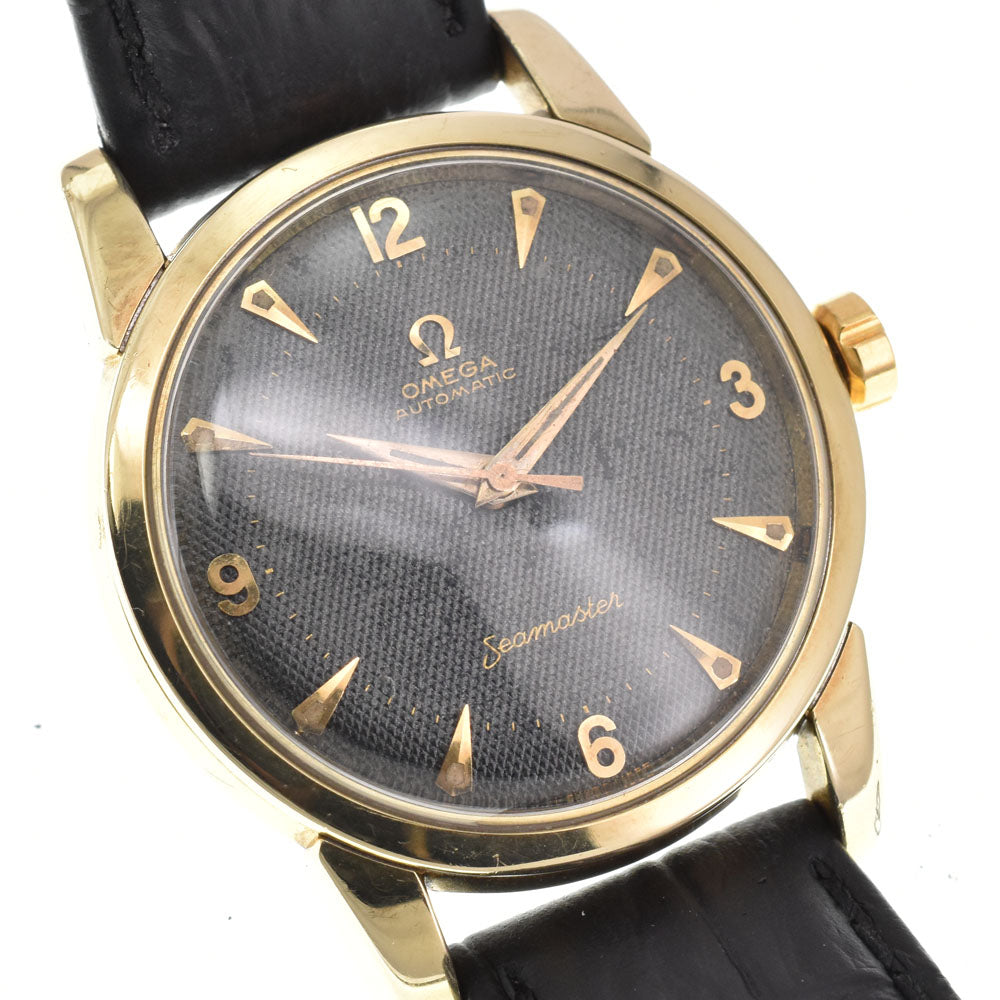 OMEGA Seamaster 2846-3SC vintage Cal.501 Gold Cap gray Dial Automatic Men's
 Watch Y#146231