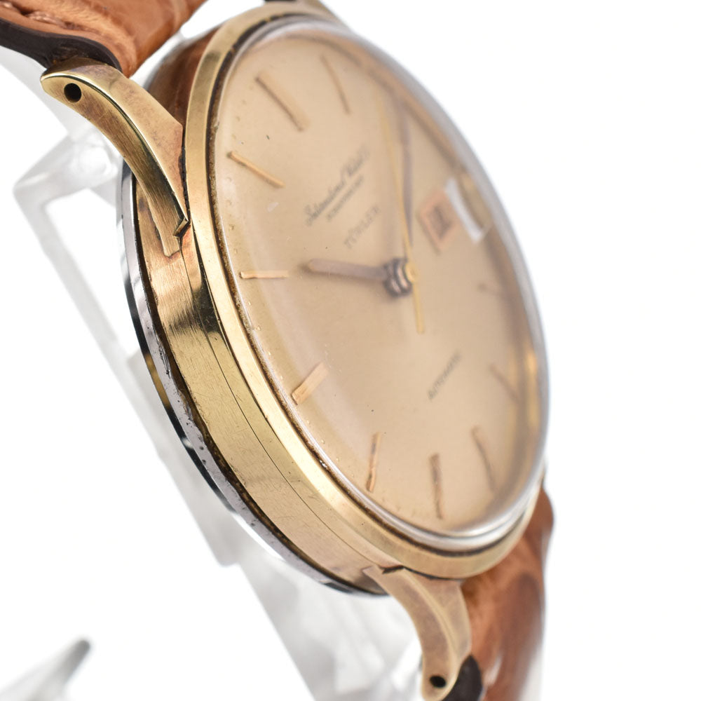 IWC SCHAFFHAUSEN Tuler 709A vintage cal.8531 Champagne Gold Dial Automatic Men's
 Watch Y#146237