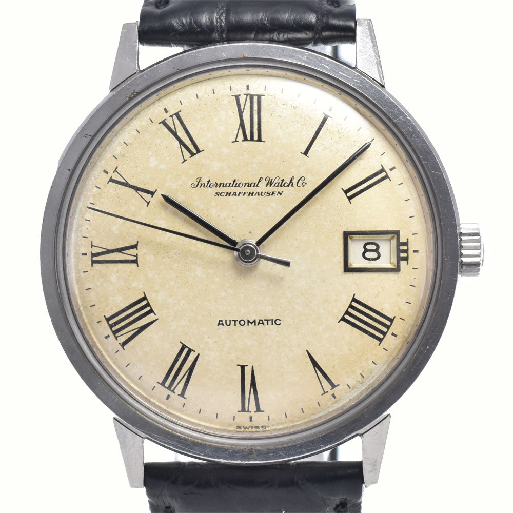IWC SCHAFFHAUSEN Schaffhausen 803A vintage Sharp Roman Bombe Cal.853 Silver Dial Automatic Men's
 Watch Y#146247